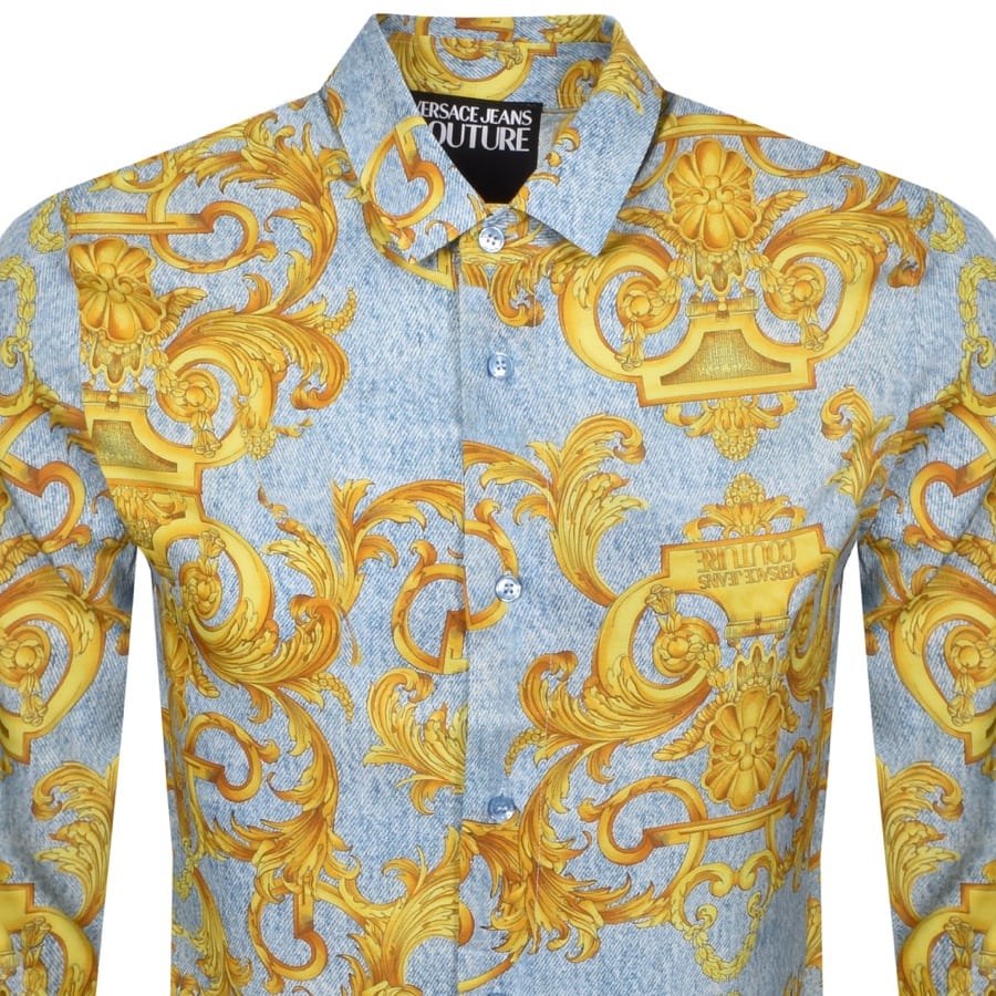Alternative Image for ProductVersace Jeans Couture Long Sleeve Shirt Blue2